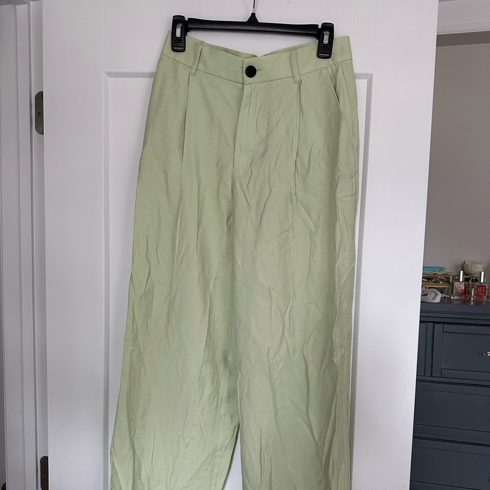 Zara high waisted trousers